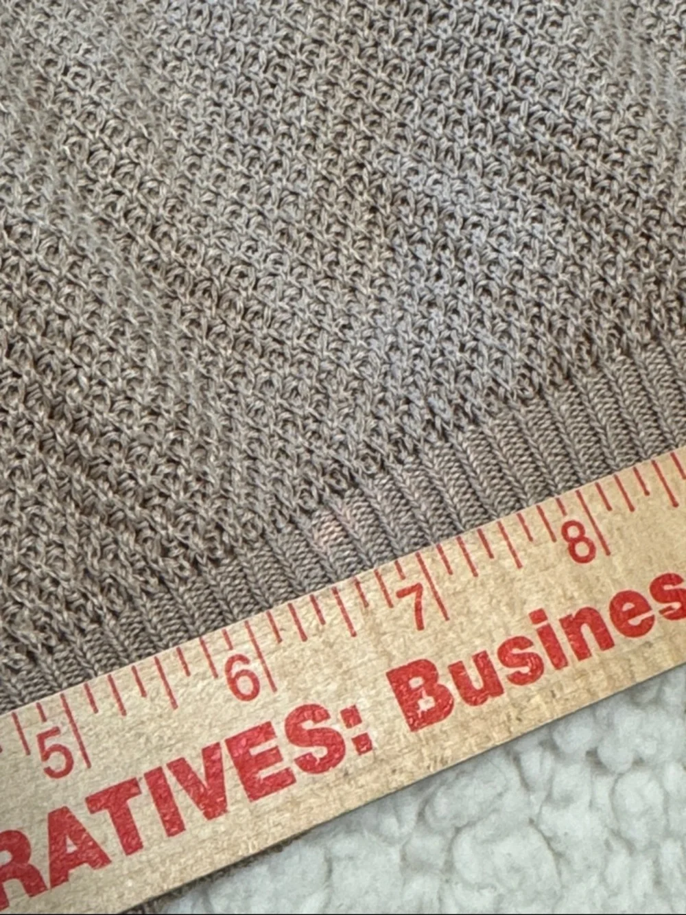 Men's Edifice Short-Sleeve Waffle Knit Sweater in Taupe, size small (EU 46)